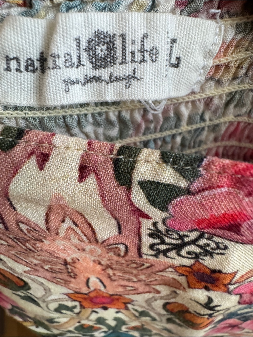 Natural Life Bailey Floral Maxi Dress Large - Picture 2 of 4
